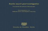 Iuris sacri pervestigatio. Festschrift für Johann Hirnsperger