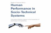 Master of Science (M.Sc.) Human Performance in Socio ...