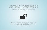 LEITBILD OPENNESS