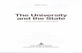 The University and the State -
