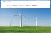 Erfinderaktivitäten 2012 - DPMA Deutsches Patent- und ...
