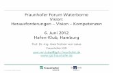 Fraunhofer Forum Waterborne Vision: Vision Kompetenzen 6