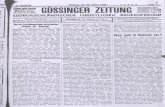 QBasing, an 24. Feber 1929. GÜSSINGER ZEITUNG
