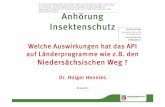 Anhörung Insektenschutz - Deutscher Bundestag
