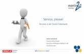 Services in der Oracle Datenbank - DOAG