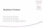 Finanzierung Business Finance