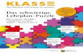 s- Das schwierige angeboten Lehrplan-Puzzle Schulen