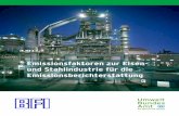 Emissionsfaktoren zur Eisen- und Stahlindustrie für die ...