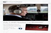 Zulu 3 ANR Headset mit Bluetooth - Lightspeed Aviation