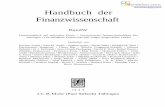 Handbuch der Finanzwissenschaft