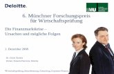 6. Münchner Forschungspreis für Wirtschaftsprüfung