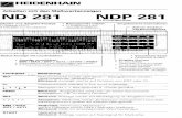 ND 281 NDP 281 - HEIDENHAIN