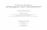 Francis Poulenc „Dialogues des Carmélites“