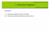 1. Boolean Algebra Fachgebiet Rechnersysteme 1 1 Boolean ...