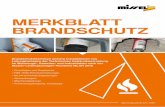 MERKBLATT BRANDSCHUTZ - Baulinks