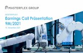 MASTERFLEX EarningsCall Präsentation 9M/2021