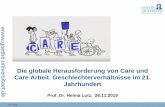 Die globale Herausforderung von Care und Care Arbeit ...