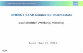ENERGY STAR Connected Thermostats Stakeholder Working …