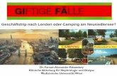 Geschäftstrip nach London oder Camping am Neusiedlersee?