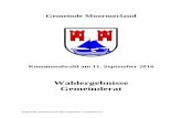 Wahlergebnisse Gemeinderat - Moormerland