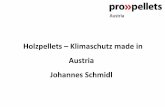 Holzpellets Klimaschutz made in Austria Johannes Schmidl