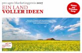 pro agro Marketingpreis 2017 EIN LAND Neues aus VOLLER ...
