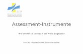 Assessment Instrumente - Onkologiepflege