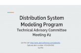 Distribution System Modeling Program - Gridworks