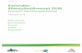 Karlsruher Klimaschutzkonzept 2030 Entwurf Handlungskatalog