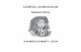 Leibniz Jahresschrift 2014