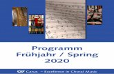 Programm Frühjahr / Spring 2020 - carusmedia.com