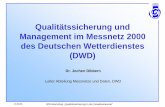 Qualitätssicherung und des Deutschen Wetterdienstes (DWD)