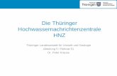Die Thüringer Hochwassernachrichtenzentrale HNZ