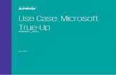 Use Case: Microsoft True-Up