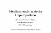 Medikamentös-toxische Hepatopathien - Oneta