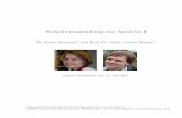 Aufgabensammlung zur Analysis I - uni-rostock.de
