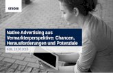 Native Advertising aus Vermarkterperspektive: Chancen ...