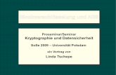 Proseminar/Seminar Kryptographie und Datensicherheit