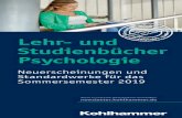 Lehr- und Studienbücher Psychologie - Kohlhammer Verlag