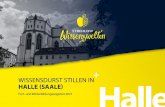 WISSENSDURST STILLEN INHALLE (SAALE) Halle