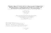 High-Speed InP Heterojunction Bipolar Transistors and ...