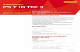 TECHNISCHE INFO PS T 18 TEC 3 - Palfinger