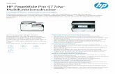 Multifunktionsdrucker HP PageWide Pro 477dw-