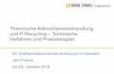 Thermische Klärschlammbehandlung und P-Recycling ...