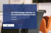 SAP HXM Strategie & Wechsel auf SuccessFactors Employee ...