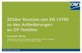 2018er Revision von EN 13795 zu den Anforderungen an OP ...