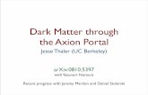 Dark Matter through the Axion Portal -