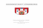 Haushaltsplan 2020 der Hansestadt Lüneburg - Band I