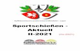 Sportschießen - Aktuell II-2021
