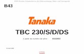 IPL, TBC 230/S/D/DS, Tanaka, 2005-03, Brushcutter